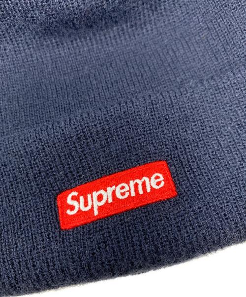 SUPREME（シュプリーム）SUPREME (シュプリーム) NEWERA (ニューエラ) ニットキャップ ロゴビーニー 23AW ネイビー サイズ:実寸サイズにてご確認ください。の古着・服飾アイテム