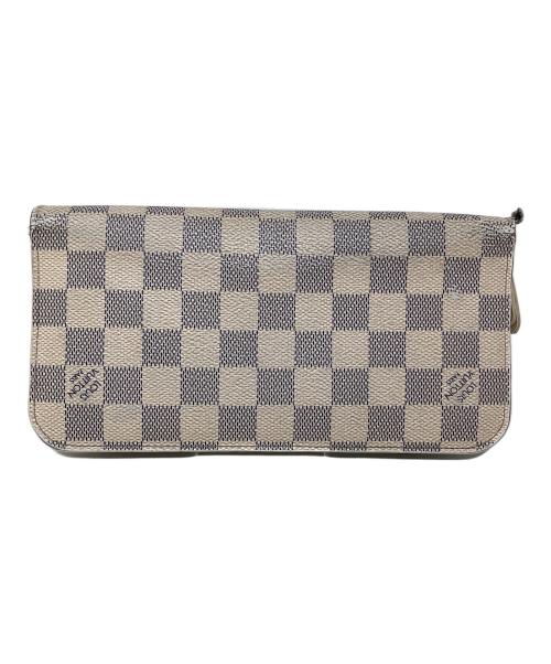 LOUIS VUITTON（ルイ ヴィトン）LOUIS VUITTON (ルイ ヴィトン) 長財布 ダミエ・アズール ポルトフォイユ・アンソリット ホワイト サイズ:実寸サイズにてご確認ください。の古着・服飾アイテム