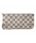 中古・古着 LOUIS VUITTON (ルイ ヴィトン) 長財布 ダミエ・アズール ポルトフォイユ・アンソリット ホワイト サイズ:実寸サイズにてご確認ください。：5000円