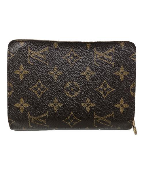 LOUIS VUITTON（ルイ ヴィトン）LOUIS VUITTON (ルイ ヴィトン) 2つ折り財布 モノグラム ポルトパピエ・ジップ ブラウン サイズ:実寸サイズにてご確認ください。の古着・服飾アイテム