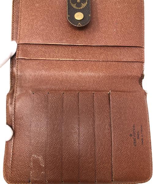 LOUIS VUITTON（ルイ ヴィトン）LOUIS VUITTON (ルイ ヴィトン) 2つ折り財布 モノグラム ポルトパピエ・ジップ ブラウン サイズ:実寸サイズにてご確認ください。の古着・服飾アイテム