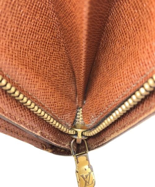 LOUIS VUITTON（ルイ ヴィトン）LOUIS VUITTON (ルイ ヴィトン) 2つ折り財布 モノグラム ポルトパピエ・ジップ ブラウン サイズ:実寸サイズにてご確認ください。の古着・服飾アイテム
