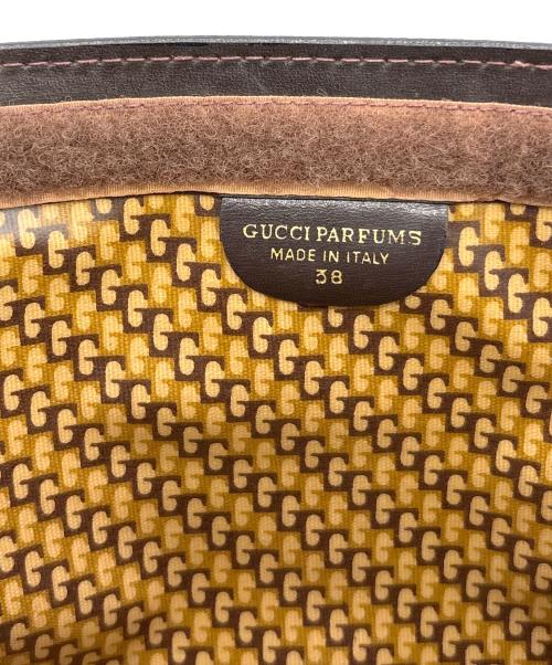 GUCCI PARFUMS（グッチパフューム）GUCCI PARFUMS (グッチパフューム) クラッチバッグ ブラウンの古着・服飾アイテム