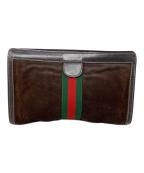 GUCCIグッチ）の古着「クラッチバッグ シェリーライン オールドグッチ」｜ブラウン