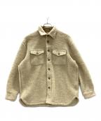 POLO RALPH LAURENポロ・ラルフローレン）の古着「ボアフリースシャツ」｜ベージュ