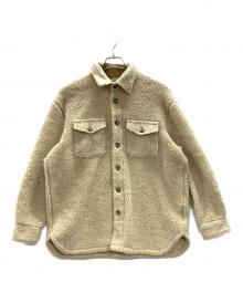 POLO RALPH LAUREN（ポロ・ラルフローレン）の古着「ボアフリースシャツ」｜ベージュ