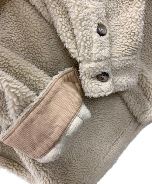 POLO RALPH LAUREN（ポロ・ラルフローレン）POLO RALPH LAUREN (ポロ・ラルフローレン) ボアフリースシャツ ベージュ サイズ:XSの古着・服飾アイテム