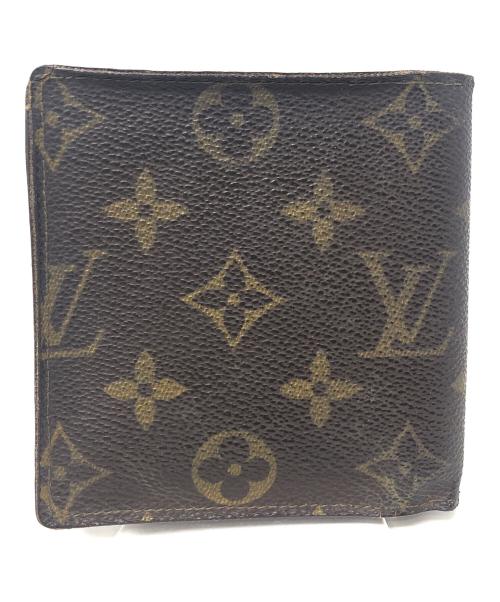 LOUIS VUITTON（ルイ ヴィトン）LOUIS VUITTON (ルイ ヴィトン) 2つ折り財布 モノグラム ポルト ビエ・カルト クレディ モネ ブラウン サイズ:実寸サイズにてご確認ください。の古着・服飾アイテム