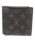 LOUIS VUITTON（ルイ ヴィトン）の古着「2つ折り財布 モノグラム ポルト ビエ・カルト クレディ モネ」｜ブラウン