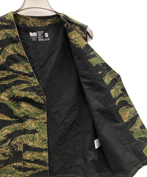BLUCO WORK GARMENT（ブルコ ワーク ガーメント）BLUCO WORK GARMENT (ブルコ ワーク ガーメント) ジャケット STANDARD WORK VEST（スタンダードワークベスト）10周年記念限定 オリーブ サイズ:Sの古着・服飾アイテム