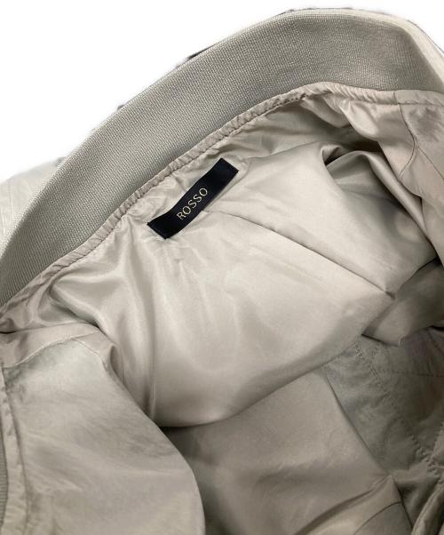 URBAN RESEARCH ROSSO（アーバンリサーチロッソ）URBAN RESEARCH ROSSO (アーバンリサーチロッソ) 撥水UVコクーンMA-1ブルゾン グレー サイズ:Fの古着・服飾アイテム