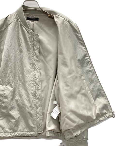 URBAN RESEARCH ROSSO（アーバンリサーチロッソ）URBAN RESEARCH ROSSO (アーバンリサーチロッソ) 撥水UVコクーンMA-1ブルゾン グレー サイズ:Fの古着・服飾アイテム