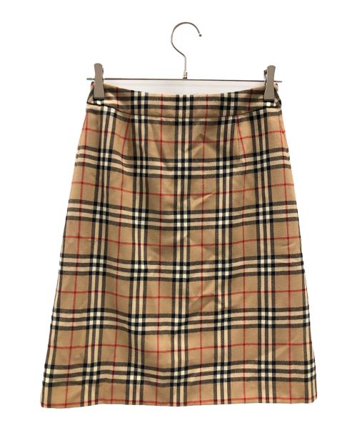BURBERRY BLUE LABEL（バーバリーロンドンブルーレーベル）BURBERRY BLUE LABEL (バーバリーロンドンブルーレーベル) スカート ノバチェック ライトブラウン サイズ:36の古着・服飾アイテム