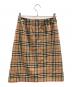 中古・古着 BURBERRY BLUE LABEL (バーバリーロンドンブルーレーベル) スカート ノバチェック ライトブラウン サイズ:36：5000円
