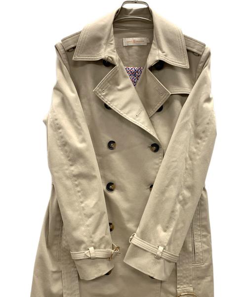 TORY BURCH（トリーバーチ）TORY BURCH (トリーバーチ) トレンチコート ベージュ サイズ:2の古着・服飾アイテム