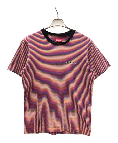 SUPREME（シュプリーム）SUPREME (シュプリーム) Tシャツ Multi Stripe Tee(マルチストライプティー) マルチカラー サイズ:Sの古着・服飾アイテム