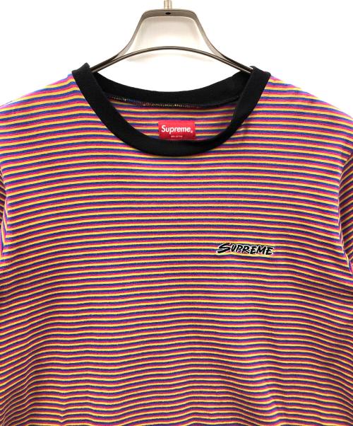 SUPREME（シュプリーム）SUPREME (シュプリーム) Tシャツ Multi Stripe Tee(マルチストライプティー) マルチカラー サイズ:Sの古着・服飾アイテム