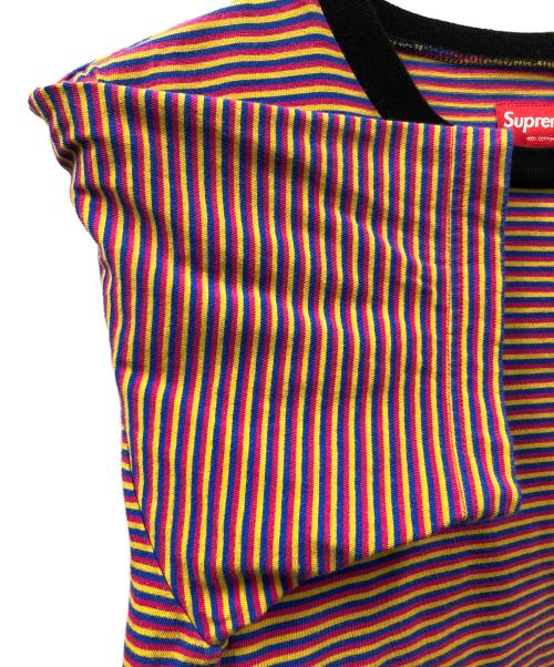 SUPREME（シュプリーム）SUPREME (シュプリーム) Tシャツ Multi Stripe Tee(マルチストライプティー) マルチカラー サイズ:Sの古着・服飾アイテム