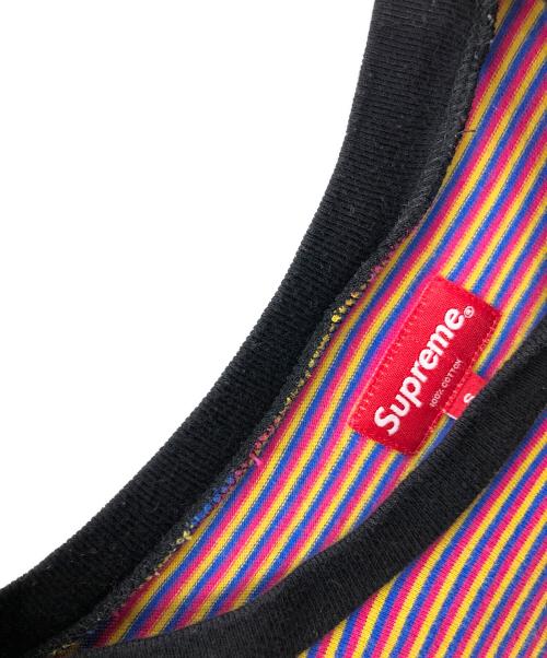 SUPREME（シュプリーム）SUPREME (シュプリーム) Tシャツ Multi Stripe Tee(マルチストライプティー) マルチカラー サイズ:Sの古着・服飾アイテム