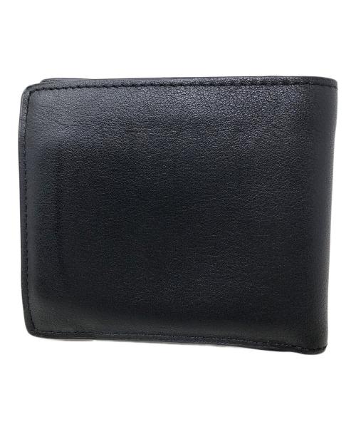 PS Paul Smith（ＰＳポールスミス）PS Paul Smith (ＰＳポールスミス) 2つ折り財布 WALLET B COIN 	ZEBRA（ウォレット ビー コイン ゼブラ） ブラック サイズ:実寸サイズにてご確認ください。の古着・服飾アイテム