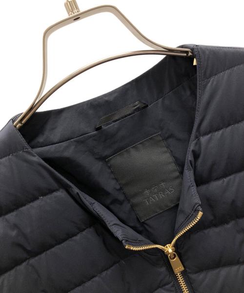 TATRAS（タトラス）TATRAS (タトラス) NOKO（ノコ）ノーカラー ライトダウンジャケット ネイビー サイズ:03の古着・服飾アイテム