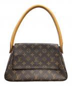 LOUIS VUITTONルイ ヴィトン）の古着「ハンドバッグ モノグラム ミニ・ルーピング」｜ブラウン