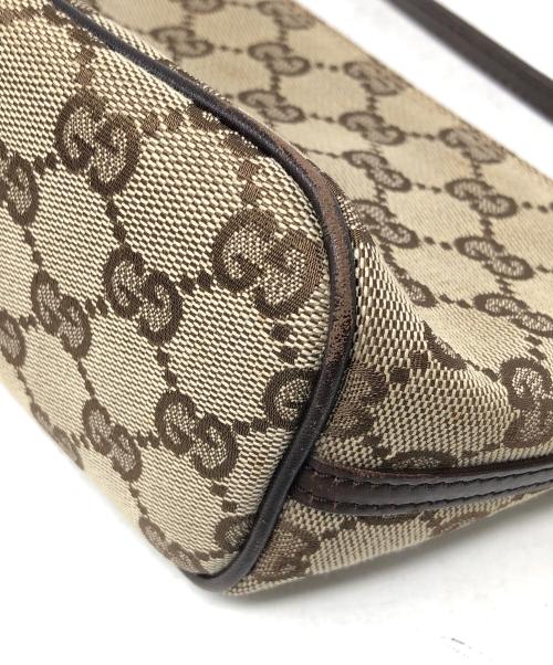 GUCCI（グッチ）GUCCI (グッチ) アクセサリーポーチ GG ブラウン サイズ:実寸サイズにてご確認ください。の古着・服飾アイテム