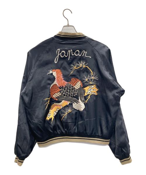 東洋エンタープライズ（トウヨウエンタープライズ）東洋エンタープライズ (トウヨウエンタープライズ) スカジャン ブラック×ブルー サイズ:XLの古着・服飾アイテム