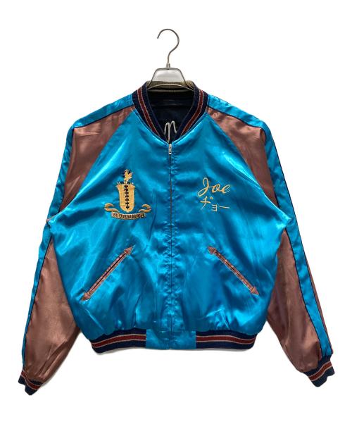 東洋エンタープライズ（トウヨウエンタープライズ）東洋エンタープライズ (トウヨウエンタープライズ) スカジャン ブラック×ブルー サイズ:XLの古着・服飾アイテム