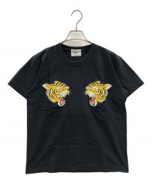 COREFIGHTER（コアファイター）の古着「虎刺繍Tシャツ」｜ブラック