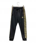 adidasアディダス）の古着「トラックパンツ　オリジナル スーパースター」｜ブラック×ゴールド