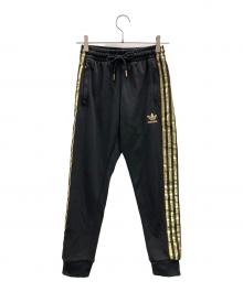 adidas（アディダス）の古着「トラックパンツ　オリジナル スーパースター」｜ブラック×ゴールド