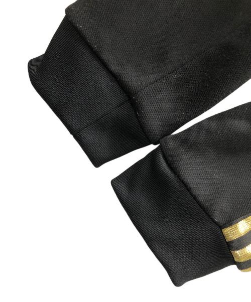 adidas（アディダス）adidas (アディダス) トラックパンツ　オリジナル スーパースター ブラック×ゴールド サイズ:XSの古着・服飾アイテム