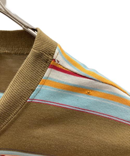 HANG TEN（ハンテン）HANG TEN (ハンテン) Tシャツ 刺繍タグ カーキ系 サイズ:Mの古着・服飾アイテム