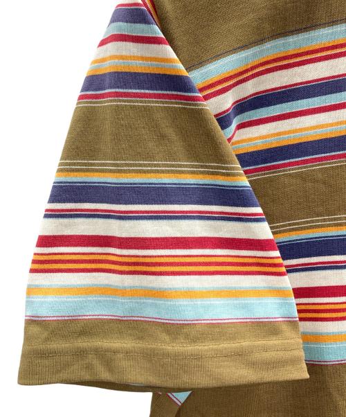 HANG TEN（ハンテン）HANG TEN (ハンテン) Tシャツ 刺繍タグ カーキ系 サイズ:Mの古着・服飾アイテム