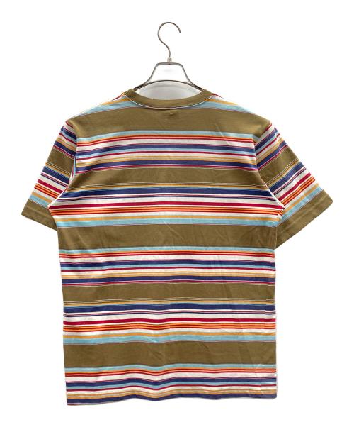 HANG TEN（ハンテン）HANG TEN (ハンテン) Tシャツ 刺繍タグ カーキ系 サイズ:Mの古着・服飾アイテム