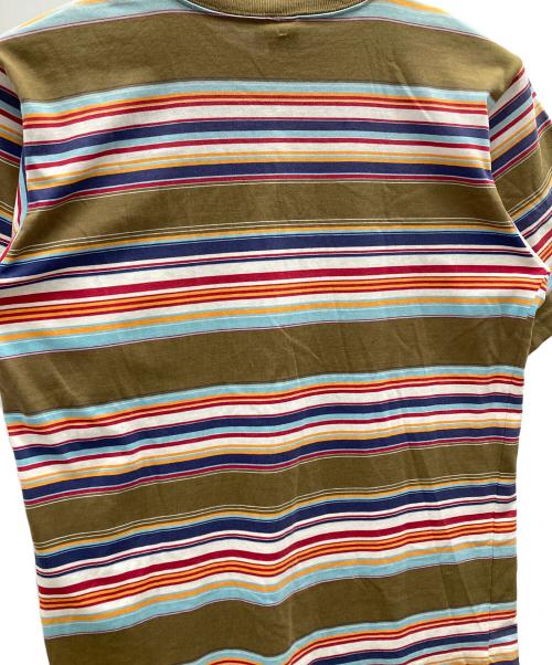 HANG TEN（ハンテン）HANG TEN (ハンテン) Tシャツ 刺繍タグ カーキ系 サイズ:Mの古着・服飾アイテム