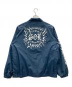 SAMS MOTORCYCLEサムズモーターサイクル）の古着「コーチジャケット」｜ブルー