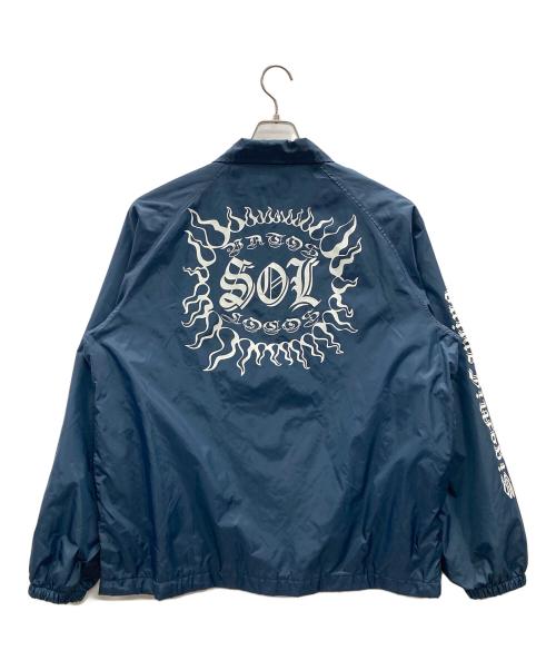 SAMS MOTORCYCLE（サムズモーターサイクル）SAMS MOTORCYCLE (サムズモーターサイクル) コーチジャケット ブルー サイズ:Lの古着・服飾アイテム