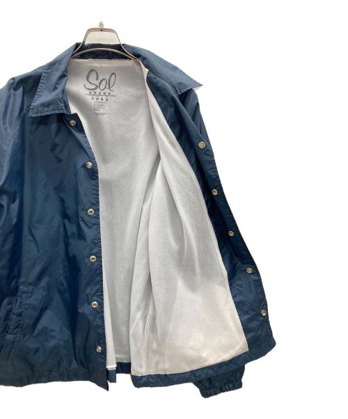 SAMS MOTORCYCLE（サムズモーターサイクル）SAMS MOTORCYCLE (サムズモーターサイクル) コーチジャケット ブルー サイズ:Lの古着・服飾アイテム