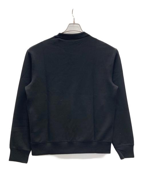 ARMANI EXCHANGE（アルマーニ エクスチェンジ）ARMANI EXCHANGE (アルマーニ エクスチェンジ) グラデーションロゴ　クルーネックスウェットプルオーバー ブラック サイズ:S 未使用品の古着・服飾アイテム