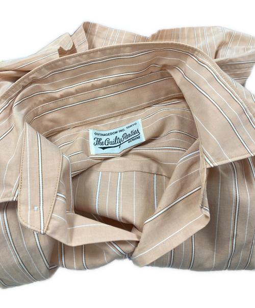 WACKO MARIA（ワコマリア）WACKO MARIA (ワコマリア) シャツ ストライプ ベージュ サイズ:Mの古着・服飾アイテム