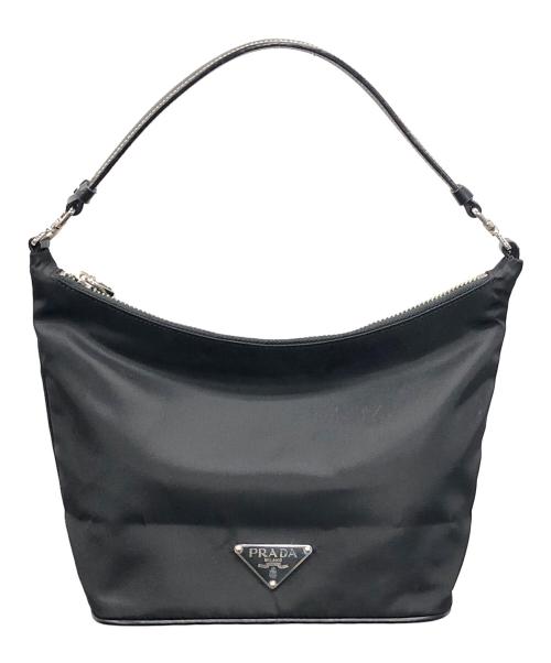 PRADA（プラダ）PRADA (プラダ) ハンドバッグ TESSUTO SIRIO (テスートシリオ) スカイブルー サイズ:実寸サイズにてご確認ください。の古着・服飾アイテム