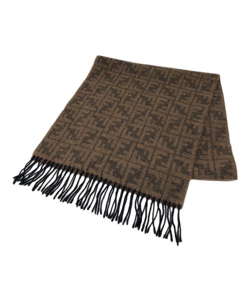 FENDI（フェンディ）FENDI (フェンディ) マフラー ブラウン サイズ:実寸サイズにてご確認ください。の古着・服飾アイテム