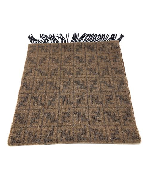 FENDI（フェンディ）FENDI (フェンディ) マフラー ブラウン サイズ:実寸サイズにてご確認ください。の古着・服飾アイテム