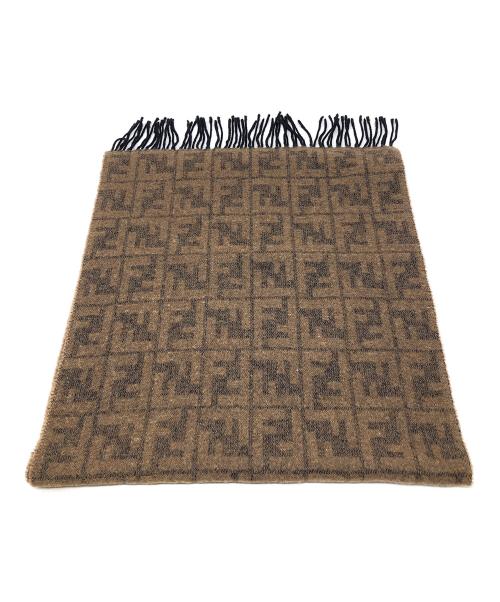FENDI（フェンディ）FENDI (フェンディ) マフラー ブラウン サイズ:実寸サイズにてご確認ください。の古着・服飾アイテム