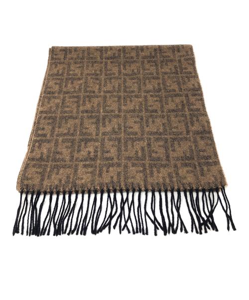 FENDI（フェンディ）FENDI (フェンディ) マフラー ブラウン サイズ:実寸サイズにてご確認ください。の古着・服飾アイテム