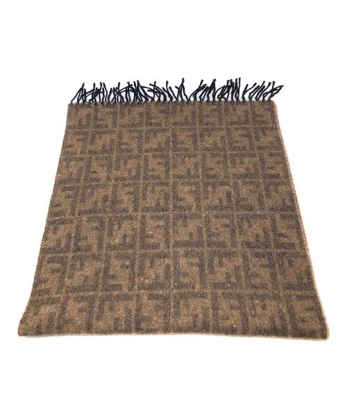 FENDI（フェンディ）FENDI (フェンディ) マフラー ブラウン サイズ:実寸サイズにてご確認ください。の古着・服飾アイテム