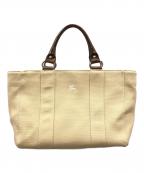 BURBERRY BLUE LABELバーバリーロンドンブルーレーベル）の古着「トートバッグ ホースロゴ」｜ベージュ