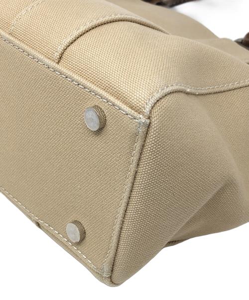 BURBERRY BLUE LABEL（バーバリー ブルー レーベル）BURBERRY BLUE LABEL (バーバリーロンドンブルーレーベル) トートバッグ ホースロゴ ベージュ サイズ:実寸サイズにてご確認ください。の古着・服飾アイテム